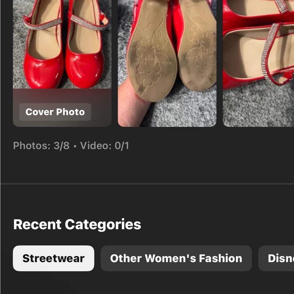 Red Women's Ballet Flats